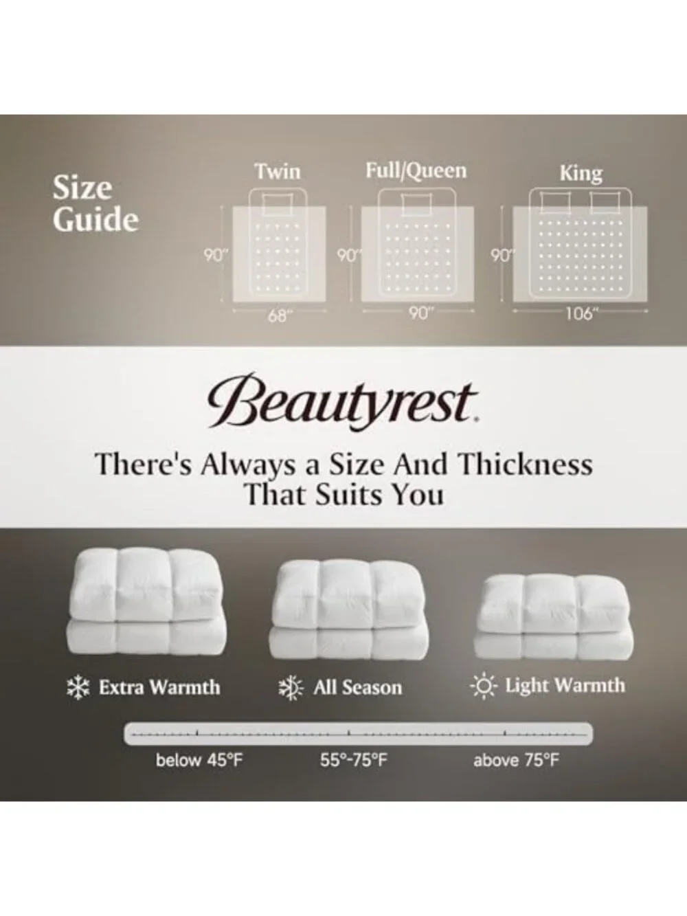 Luxurious Twin Size Goose Feather & Down Comforter | Soft, Cozy Bedding